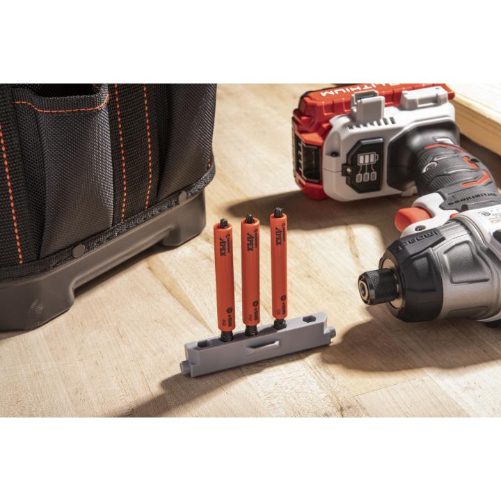 Image of 3 Pc. u-GUARD™ Covered Power Impact Bit Set - Crescent