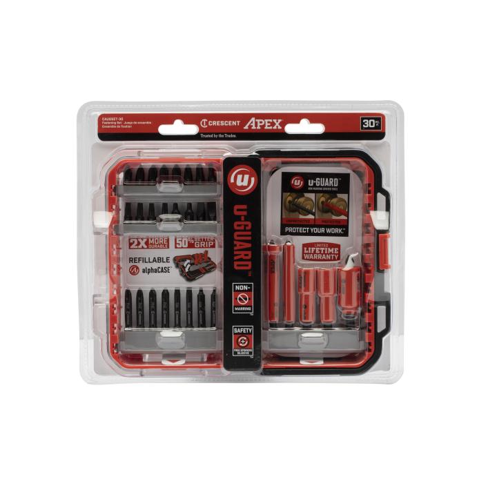 Image of 30 Pc. u-GUARD™ alphaCASE™ Set - Crescent