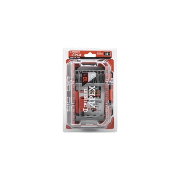 Image of 18 Pc. u-GUARD™ alphaCASE™ Set - Crescent