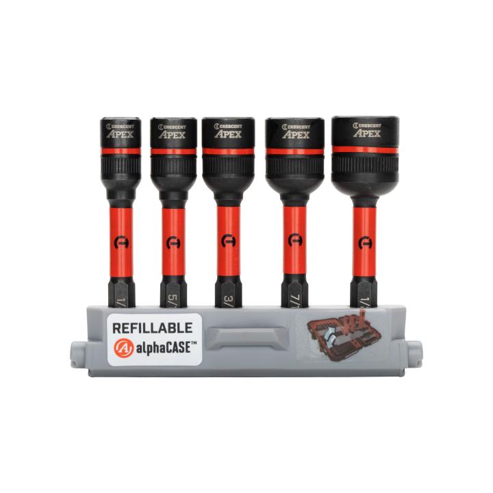 Image of 5 Pc. Bolt Biter™ Impact Nut Extractor & Driver Set - Crescent