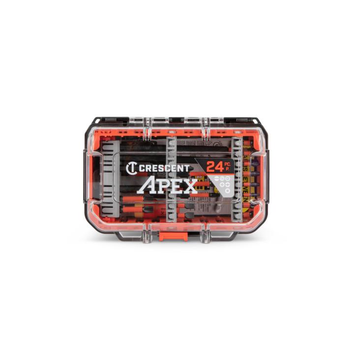 Image of 24 Pc. eSHOK-GUARD™ alphaCASE™ Set - Crescent