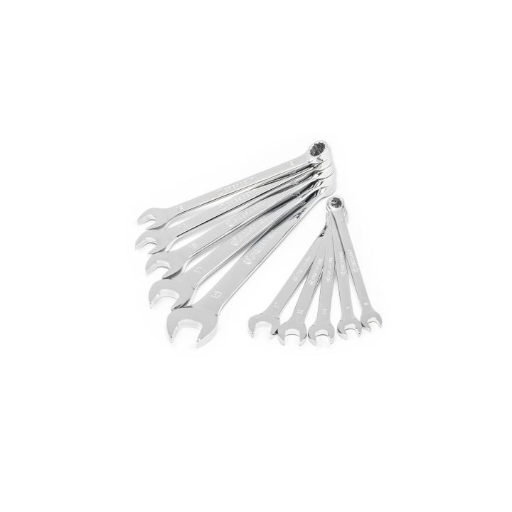 Image of 10 Pc. 12 Point Metric Combination Wrench Set - Crescent