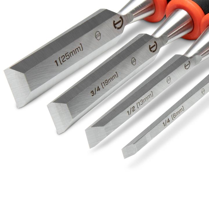 Image of 4 Pc. Wood Chisel Set - Crescent