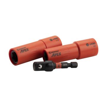 Image of 3 Pc. u-GUARD™ 3/8" Covered Socket Set - Apex