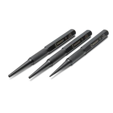 Image of 3 Pc. Steel Nail Punch Set - Crescent