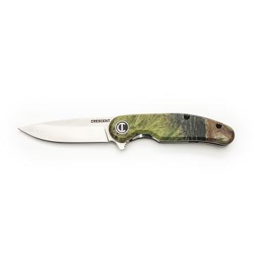 Image of Drop Point Composite Handle Pocket Knife - Crescent