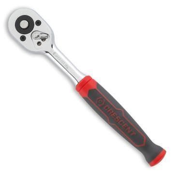 Image of 1/4" Drive 72 Tooth Quick Release Dual Material Teardrop Ratchets - Crescent