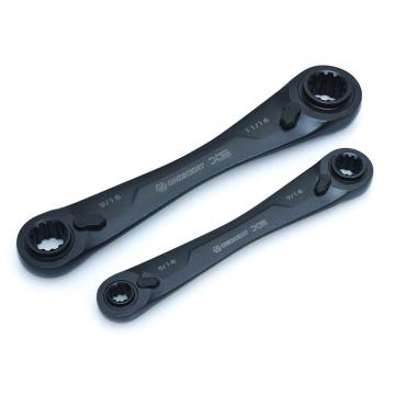Image of 2 Pc. X6™ 4-in-1 SAE Ratcheting Wrench Sets - Crescent