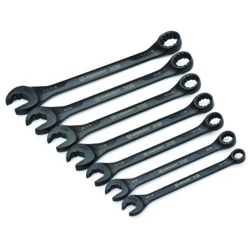 Image of 7 Pc. X6™ SAE Open End Ratcheting Wrench Set - Crescent