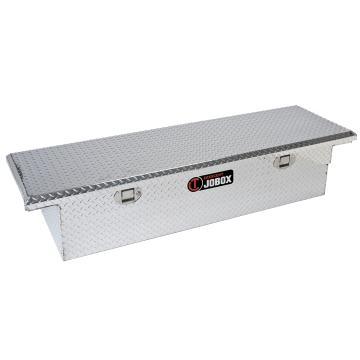 Image of Low-Profile Push Button Gear-Lock™ Single Lid Aluminum Crossovers - JOBOX