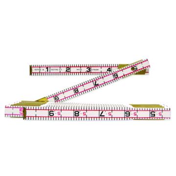 Image of Red End® Engineer's Folding Wood Rule - Lufkin