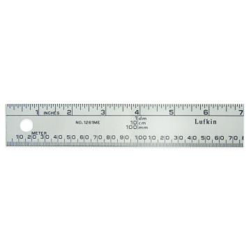 Image of Metric English Aluminum Meter Stick - Lufkin